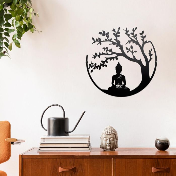 Tree of Life & Buddha Wall Decor | Spiritual Acrylic Wall Art UAE