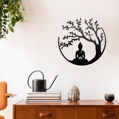 Tree of Life & Buddha Wall Decor | Spiritual Acrylic Wall Art UAE