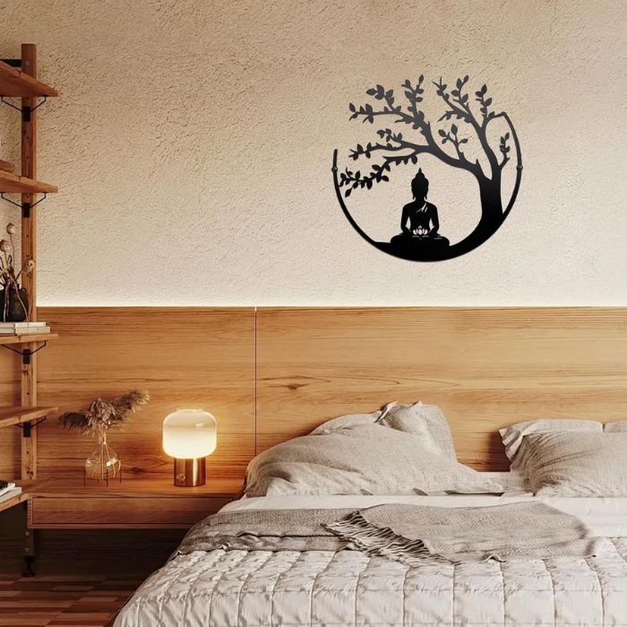Tree of Life & Buddha Wall Decor | Spiritual Acrylic Wall Art UAE