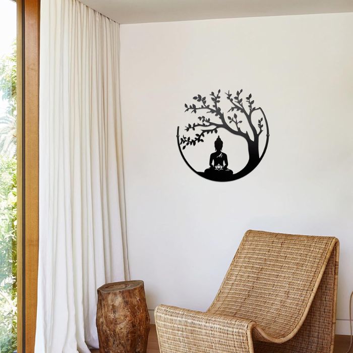 Tree of Life & Buddha Wall Decor | Spiritual Acrylic Wall Art UAE