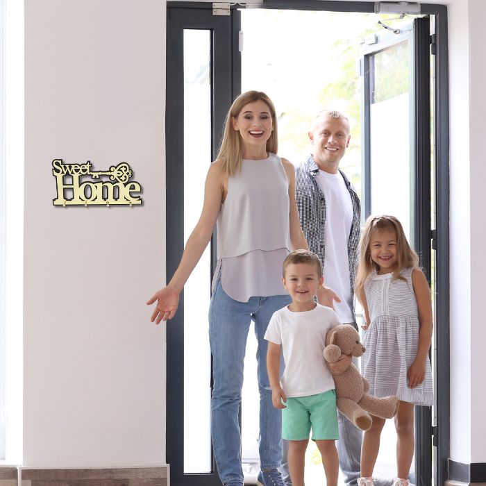 Sweet Home Keyholder - Wall Key Rack & Hook