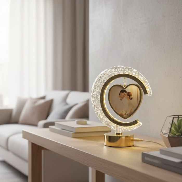 Crystal Photo Frame | Luxury Desk Décor Gift