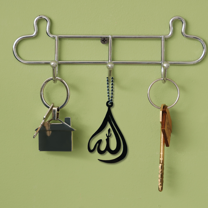 Acrylic Allah Car Hanger – Islamic Car Decoration
