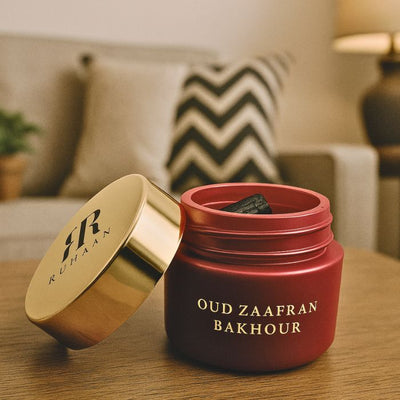 Ruhaan Oud Zaafran Bakhour Sticks – Premium Arabic Incense for Home & Office